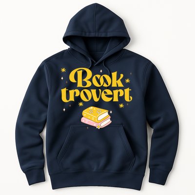 Booktrovert Funny Book Lover Reading Hoodie