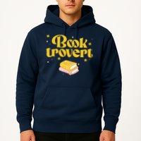 Booktrovert Funny Book Lover Reading Hoodie
