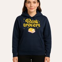 Booktrovert Funny Book Lover Reading Hoodie