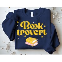 Booktrovert Funny Book Lover Reading Sweatshirt
