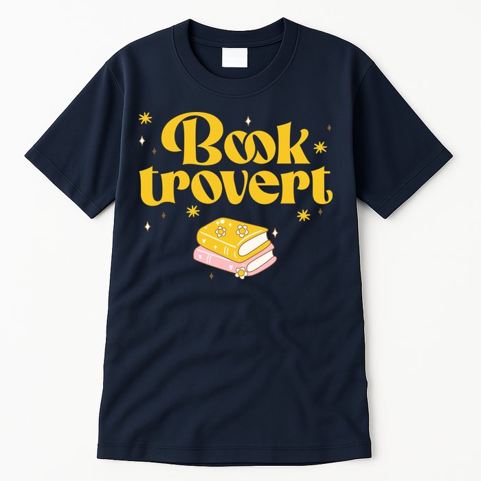 Booktrovert Funny Book Lover Reading Tall T-Shirt