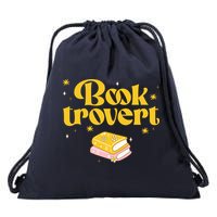 Booktrovert Funny Book Lover Reading Drawstring Bag