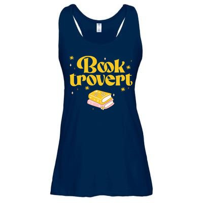 Booktrovert Funny Book Lover Reading Ladies Essential Flowy Tank