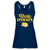 Booktrovert Funny Book Lover Reading Ladies Essential Flowy Tank