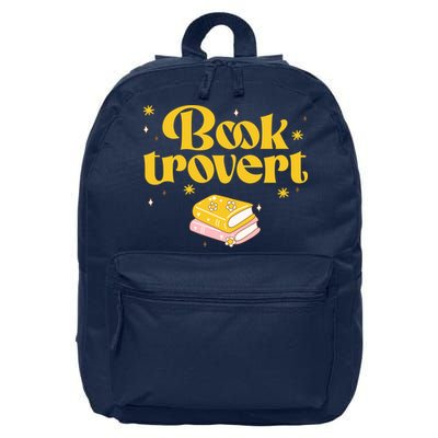 Booktrovert Funny Book Lover Reading 16 in Basic Backpack