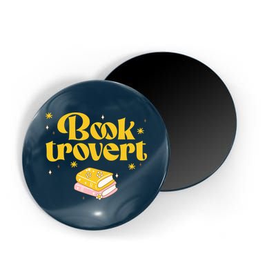 Booktrovert Funny Book Lover Reading Magnet