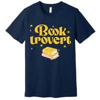 Booktrovert Funny Book Lover Reading Premium T-Shirt