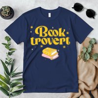 Booktrovert Funny Book Lover Reading Premium T-Shirt