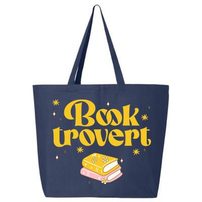 Booktrovert Funny Book Lover Reading 25L Jumbo Tote