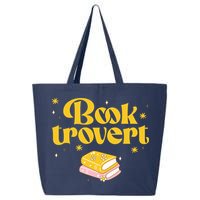 Booktrovert Funny Book Lover Reading 25L Jumbo Tote