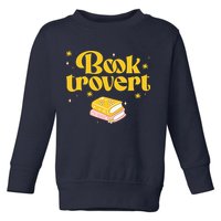Booktrovert Funny Book Lover Reading Toddler Sweatshirt