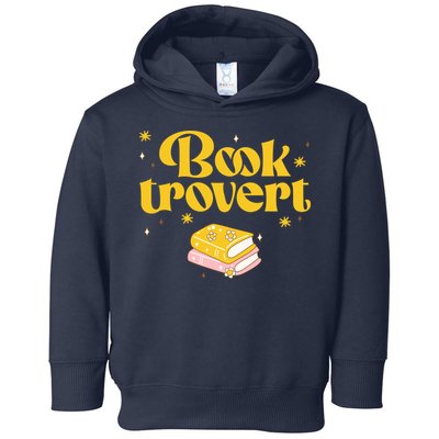 Booktrovert Funny Book Lover Reading Toddler Hoodie