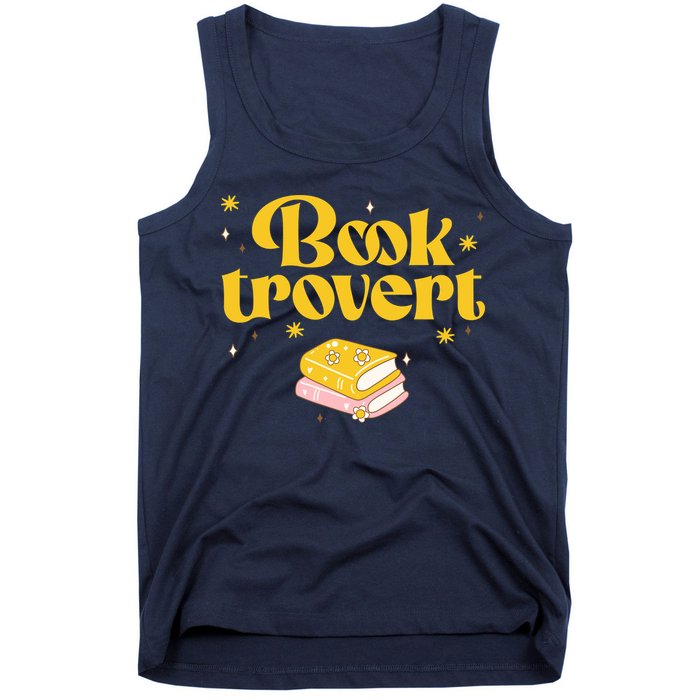 Booktrovert Funny Book Lover Reading Tank Top