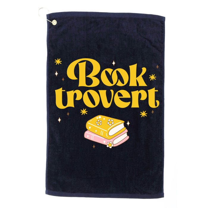 Booktrovert Funny Book Lover Reading Golf Towel