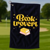 Booktrovert Funny Book Lover Reading Golf Towel