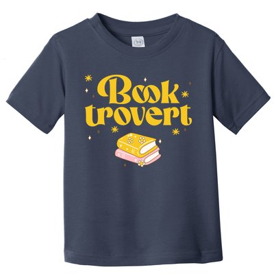 Booktrovert Funny Book Lover Reading Toddler T-Shirt