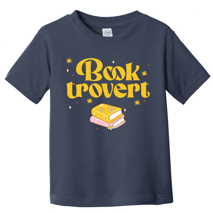 Booktrovert Funny Book Lover Reading Toddler T-Shirt