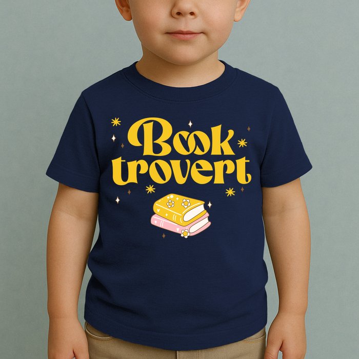 Booktrovert Funny Book Lover Reading Toddler T-Shirt