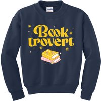 Booktrovert Funny Book Lover Reading Kids Sweatshirt