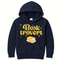 Booktrovert Funny Book Lover Reading Kids Hoodie