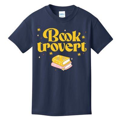 Booktrovert Funny Book Lover Reading Kids T-Shirt