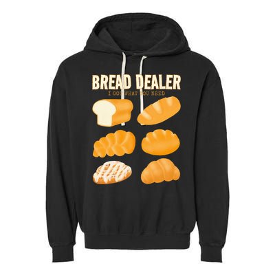 Bakery Funny Bread Baker Bread Dealer Making Dough Baking Garment-Dyed Fleece Hoodie