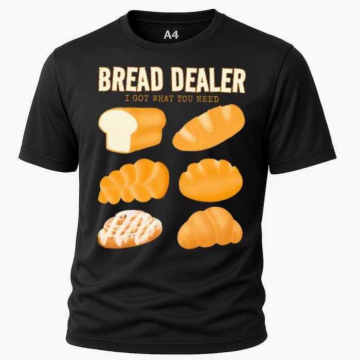 Bakery Funny Bread Baker Bread Dealer Making Dough Baking Cooling Performance Crew T-Shirt