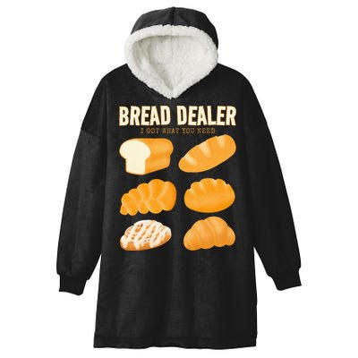 Bakery Funny Bread Baker Bread Dealer Making Dough Baking Hooded Wearable Blanket
