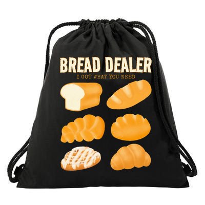 Bakery Funny Bread Baker Bread Dealer Making Dough Baking Drawstring Bag