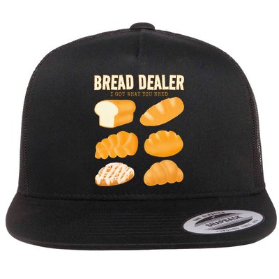 Bakery Funny Bread Baker Bread Dealer Making Dough Baking Flatbill Hat