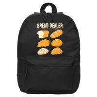 Bakery Funny Bread Baker Bread Dealer Making Dough Baking 16 in Basic Backpack