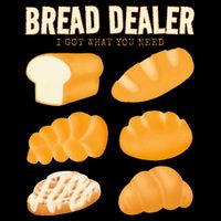Bakery Funny Bread Baker Bread Dealer Making Dough Baking 16 in Basic Backpack