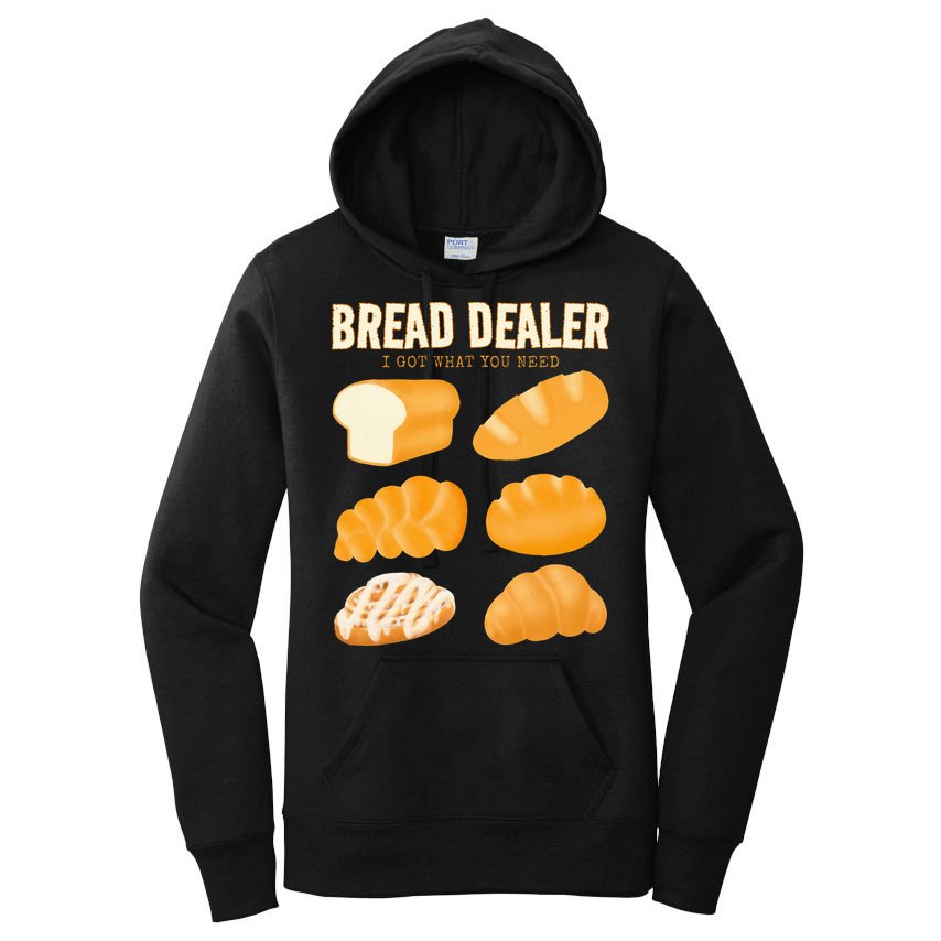 Bakery Funny Bread Baker Bread Dealer Making Dough Baking Women's Pullover Hoodie