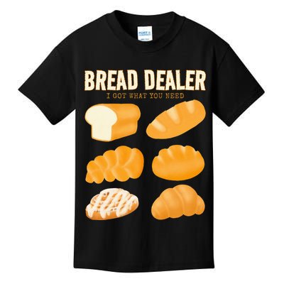 Bakery Funny Bread Baker Bread Dealer Making Dough Baking Kids T-Shirt