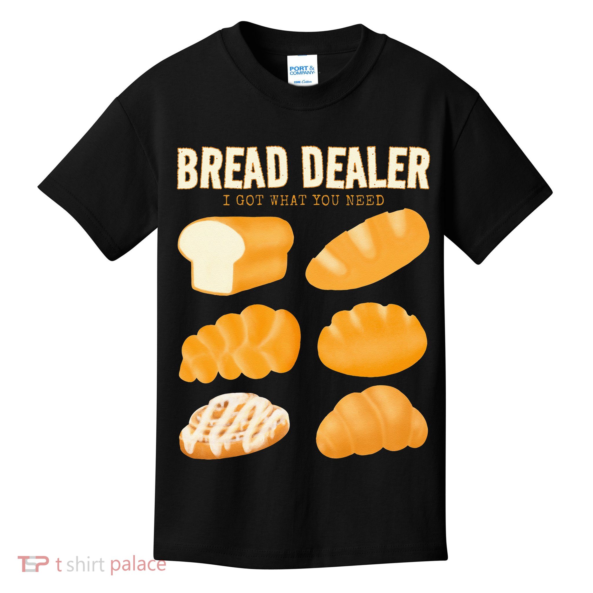 Bakery Funny Bread Baker Bread Dealer Making Dough Baking Kids T-Shirt