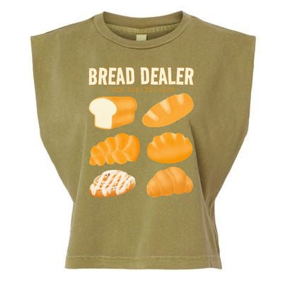 Bakery Funny Bread Baker Bread Dealer Making Dough Baking Garment-Dyed Women's Muscle Tee