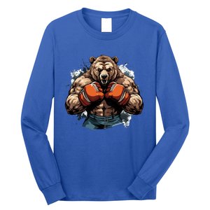 Boxing Fighter Bear Boxer Champ Mixed Martial Arts Gift Long Sleeve Shirt