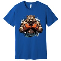 Boxing Fighter Bear Boxer Champ Mixed Martial Arts Gift Premium T-Shirt