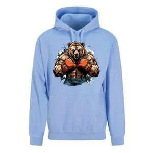 Boxing Fighter Bear Boxer Champ Mixed Martial Arts Gift Unisex Surf Hoodie