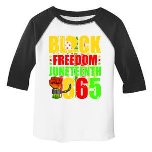 Black Freedom Black History Juneteenth Pride American Flag Funny Gift Toddler Fine Jersey T-Shirt