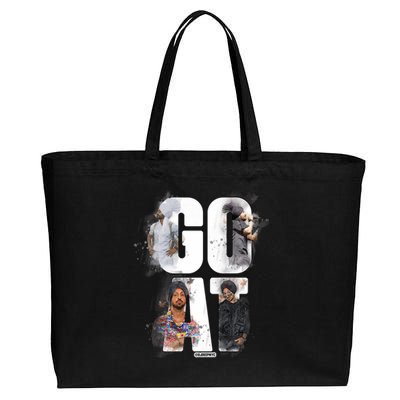 Bangladesh Flag Cricket 2024 Fans Playerdiljit Dosanjh G.O.A.T Coach Bangladeshi Cotton Canvas Jumbo Tote