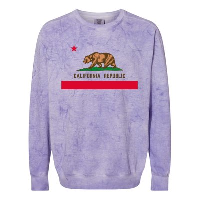 Bear Flag. California Republic State Flag Of California Colorblast Crewneck Sweatshirt