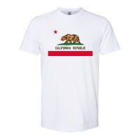 Bear Flag. California Republic State Flag Of California Softstyle CVC T-Shirt