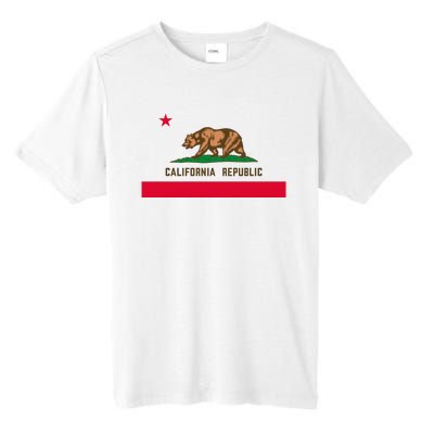 Bear Flag. California Republic State Flag Of California Tall Fusion ChromaSoft Performance T-Shirt