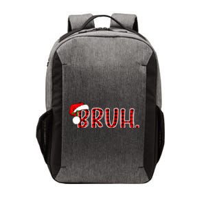 Bruh Funny Christmas Plaid Teens Xmas Pajamas Vector Backpack