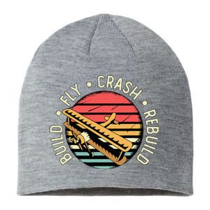 Build Fly Crash Rebuild Model Airplane Pilot Sustainable Beanie