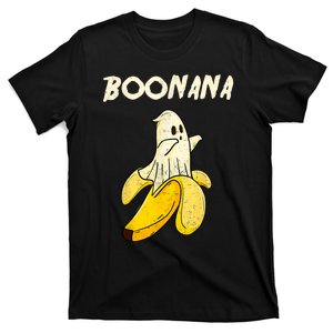 Boonana Funny Cute Banana Ghost Halloween Banana Lover Gifts T-Shirt