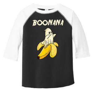 Boonana Funny Cute Banana Ghost Halloween Banana Lover Gifts Toddler Fine Jersey T-Shirt