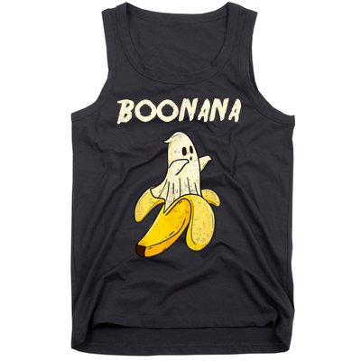 Boonana Funny Cute Banana Ghost Halloween Banana Lover Gifts Tank Top