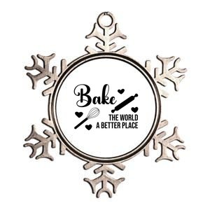 Baking For Change: Make The World A Better Place Kind Baking Cute Gift Metallic Star Ornament